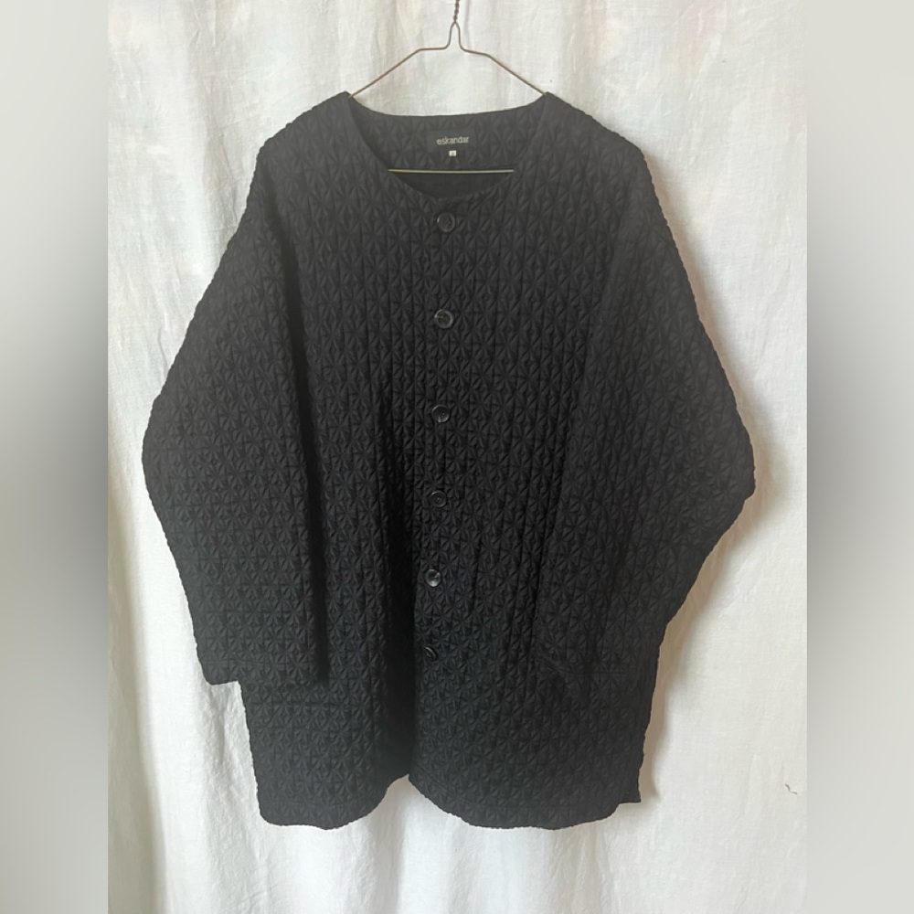 eskandar jacket, black